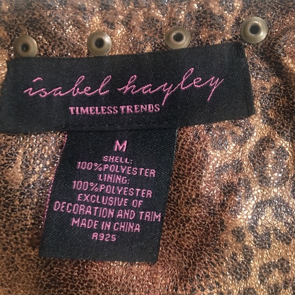 Isabel Hayley Women's Animal Print Jacket Blazer Sz Medium - Picture 4 of 7